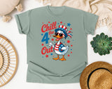 Chill The 4 Out Grey 2 graphic tee in Bay