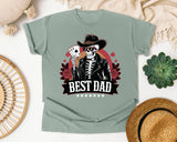 Best Dad Black graphic tee in Bay