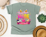Teacher Mode All Day Every Day graphic tee in Bay