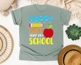 Happy Last Day Of School graphic tee in Bay