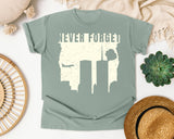 Never Forget White 3 graphic tee in Bay