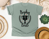 Trophy Dad graphic tee in Bay