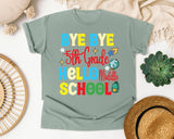 Bye Bye 5th Grade Hello Middle School Bright graphic tee in Bay