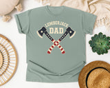 Lumberjack Dad graphic tee in Bay
