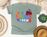 After School Crew graphic tee in Bay