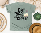 Get Your Cray On graphic tee in Bay