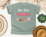 Hot Dad Summer graphic tee in Bay