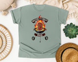 Master Of The Meat Dad Brown 2 graphic tee in Bay