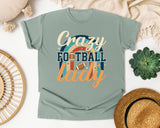 Crazy Football Lady Rainbow graphic tee in Bay