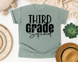 Third Grade Squad Bold graphic tee in Bay