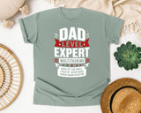 Dad Level Expert Multitasking White graphic tee in Bay