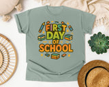 First Day Of School Marquee graphic tee in Bay