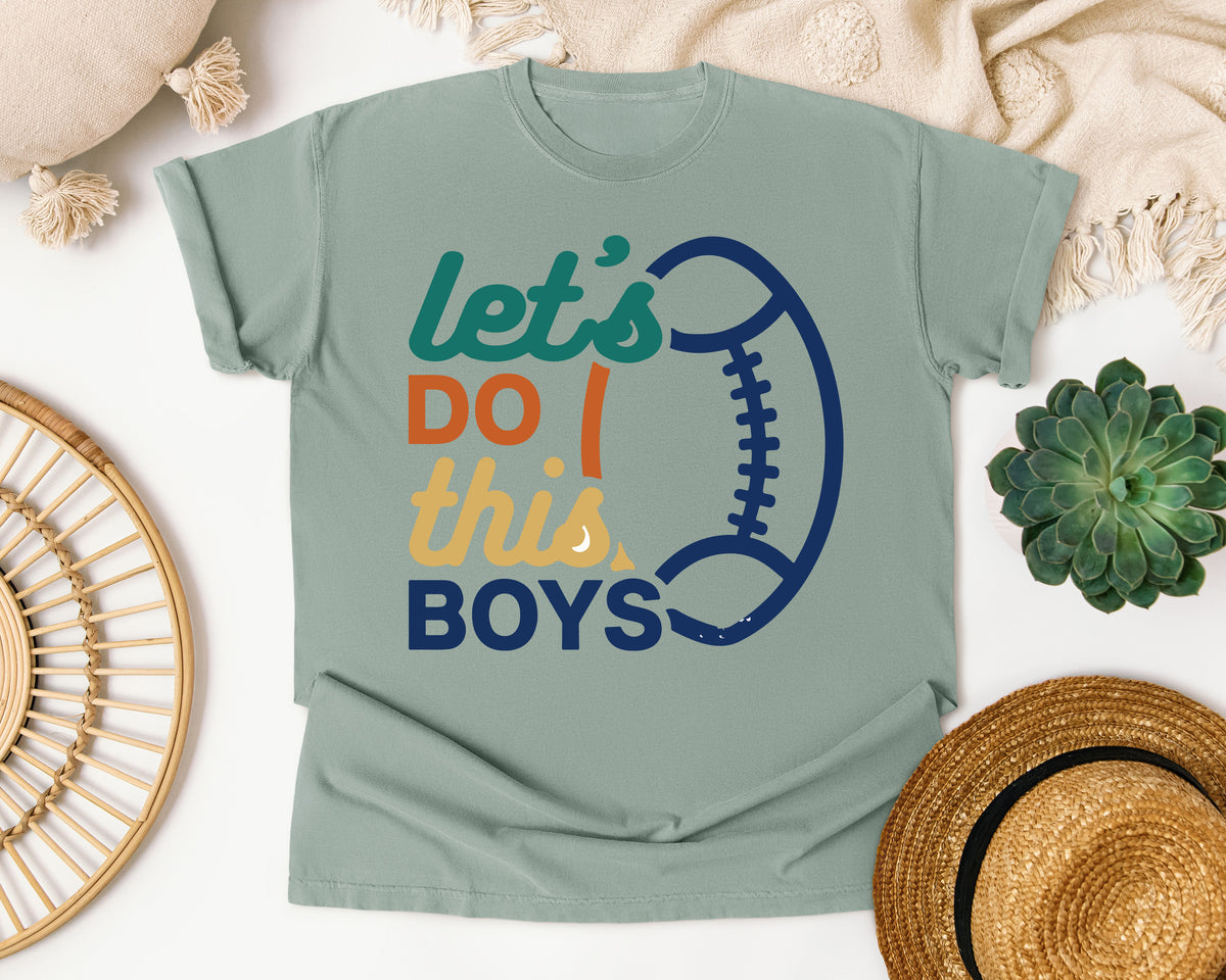 Lets Do This Boys Ball graphic tee in Bay