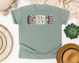 Gym Dad graphic tee in Bay