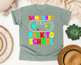 Game Over Back To School Retro Controller graphic tee in Bay