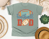 Football Dad Heart graphic tee in Bay