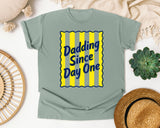 Dadding Since Day One graphic tee in Bay