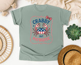 Crabby But Patriotic graphic tee in Bay