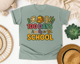 100 Days Abc Of School graphic tee in Bay
