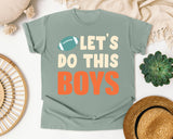 Lets Do This Boys Bold graphic tee in Bay