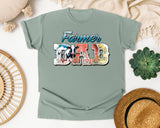 Farmer Dad Grey 2 graphic tee in Bay