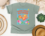 Goodbye Students Hello Sunshine graphic tee in Bay