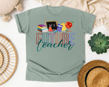 Future Teacher graphic tee in Bay