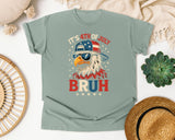 It's 4th Of July Bruh graphic tee in Bay