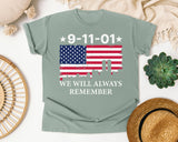 We Will Always Remember graphic tee in Bay