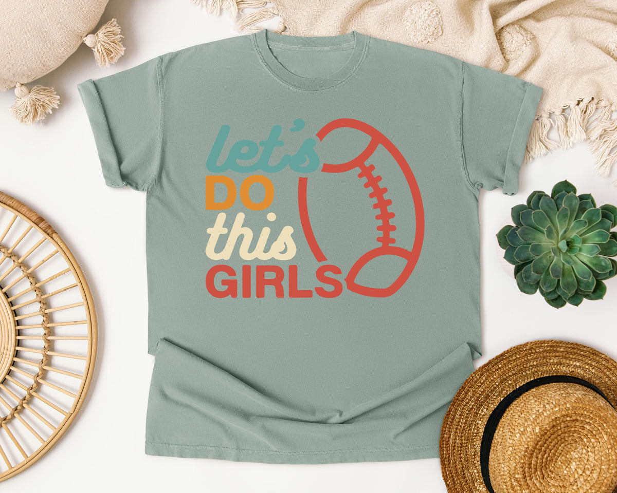 Lets Do This Girls graphic tee in Bay