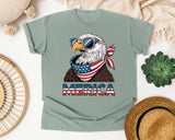 Merica Grey 2 graphic tee in Bay