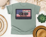 Dad's Mix graphic tee in Bay