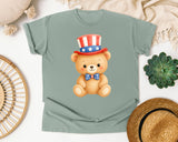 Teddy Bear With Bow Tie graphic tee in Bay