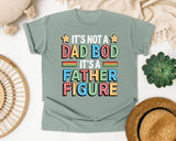 It's Not A Dad Bod It's A Father Figure graphic tee in Bay