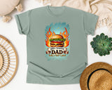 Grill Master Dad Grey 2 graphic tee in Bay