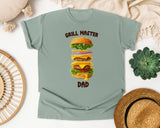 Grill Master Dad Brown 2 graphic tee in Bay