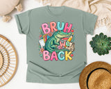 Bruh We Back Alligator graphic tee in Bay