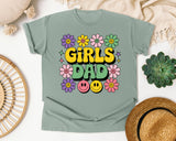 Girls Dad graphic tee in Bay