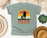 World's Best Papa Ever graphic tee in Bay