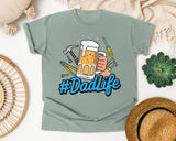 Dad Life Grey graphic tee in Bay