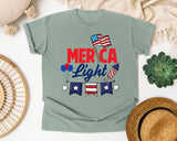 Merica Light graphic tee in Bay