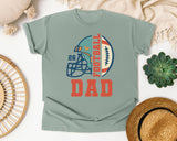 Football Dad Helmet 26 graphic tee in Bay