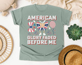 American Glory graphic tee in Bay