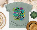 Too Cool For School Skateboard graphic tee in Bay