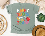 Happy 100th Day Of 1st Grade graphic tee in Bay