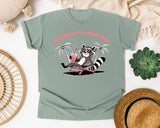 Somebody's Feral Dad graphic tee in Bay