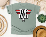 Top Dad graphic tee in Bay