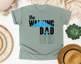 The Walking Dad White 2 graphic tee in Bay