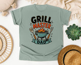 Grill Master Dad Brown graphic tee in Bay
