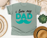 I Love My Dad Grey graphic tee in Bay